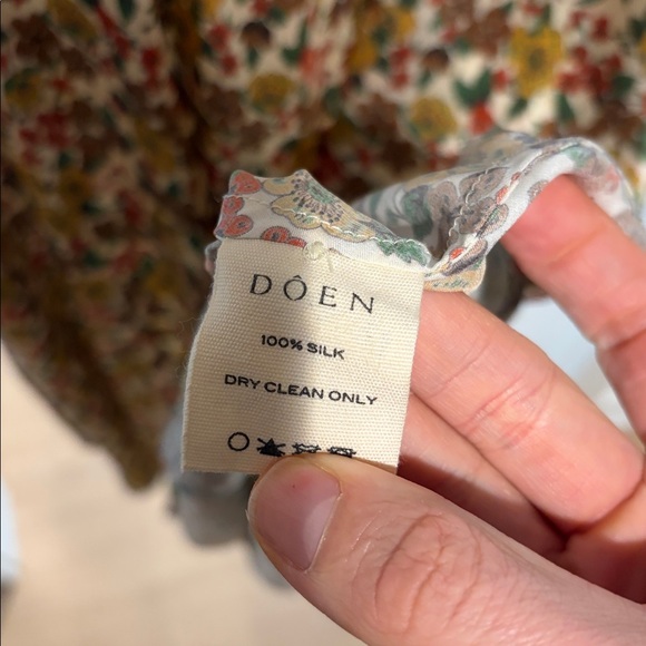 EUC Doen Vittoria Dress in Liberty Fabric Jennifer Spring Floral Sz M - Picture 6 of 9